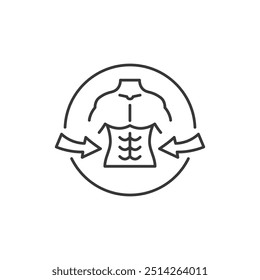 Weight Loss. Fitness Icon. Diet Icon. Cutting Phase. Body Building Workout. Six Pack Workout. Athletes Program. Chest Exercise. Abs Muscles. Nutrition Symbol. 