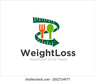 weight loss food logo designs for slim body service