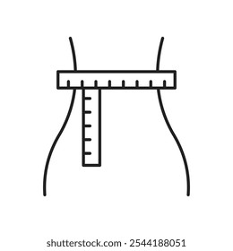 Weight loss icon. isolated vector icon.