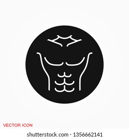 Weight loss icon vector sign symbol for design