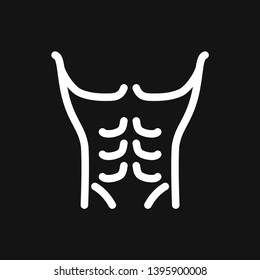 Weight loss icon vector sign symbol for design