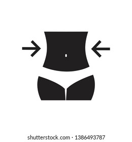 weight loss icon vector template
