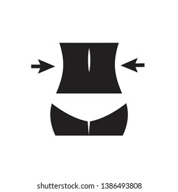 weight loss icon vector template