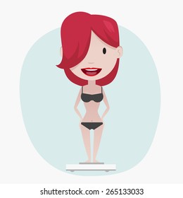 Weight loss illustration