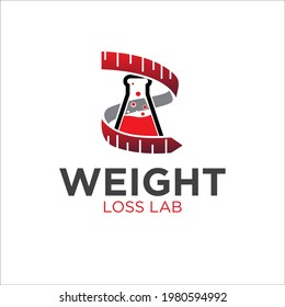 weight loss lab logo designs simple modern for education