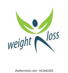 Weight Loss Logo Stock Vector (Royalty Free) 611573762