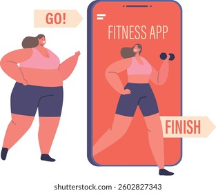 Weight loss with mobile app