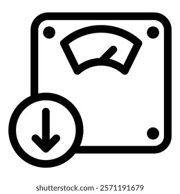 Weight Loss Simple Vector Icon Collection