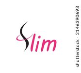 Weight loss, slim icon logo vector design