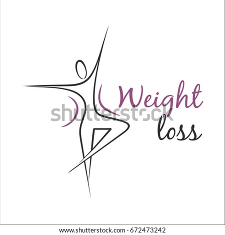 weight loss template logo stock vector royalty free 672473242 weight loss template