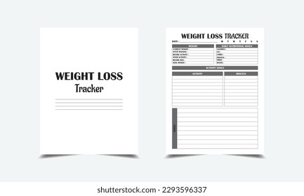 Weight Loss Tracker kdp interior
