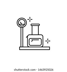 Weight, luggage, airport icon. Element of airport line color icon