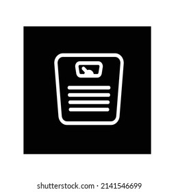 weight machine icon, sports icon vector illustration