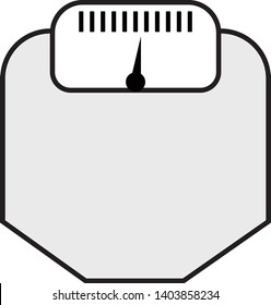 Weight machine icon - vector 