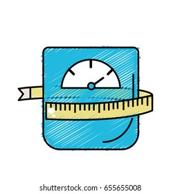 weight machine with measuring to have healthy life