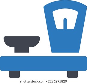 weight machine Vector illustration on a transparent background.Premium quality symbols.Glyphs vector icon for concept and graphic design.