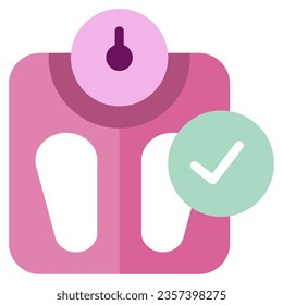 Weight Management icon illustration can be used for web, app, infographic, etc