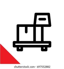 Weight measurement icon