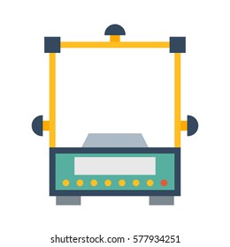 Weight measurement instrumentation tool vector.