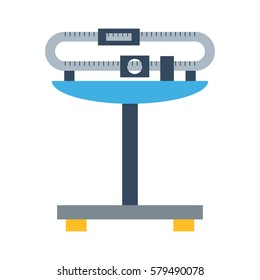 Weight measurement instrumentation tool vector.