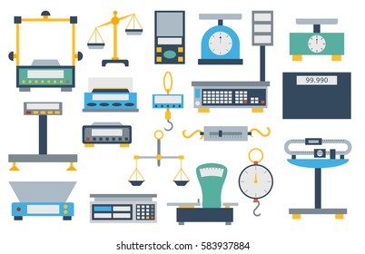 Weight measurement instrumentation tool vector.
