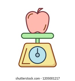 weight  meter  apple 