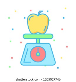 weight  meter  apple 