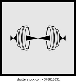 Weight, outline icon