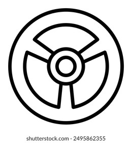 Diseño de iconos de línea de Vector de placa de peso