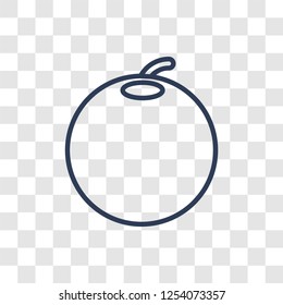 Weight plates icon. Trendy linear Weight plates logo concept on transparent background from Gym and Fitness collection