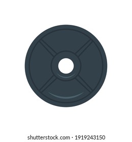 Weight Plates - Vector Flat Design Illustration : Suitable for Gym Theme, Athletic Theme, Sport Theme and Other Graphic Related Assets.