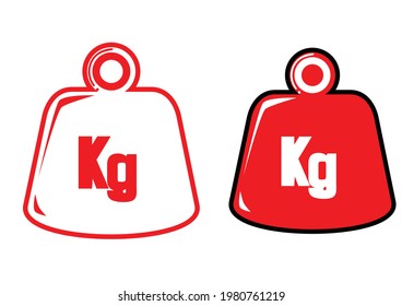 Weight Pound Kilo Vector Pictogram