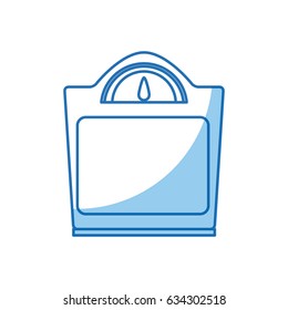 weight scale balance bathroom tool design graphic
