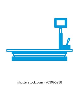weight scale delivery boxes equipment cargo