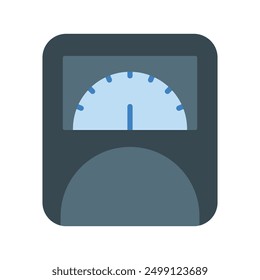 Weight Scale Flat Icon Design For Personal nad Commercial Use