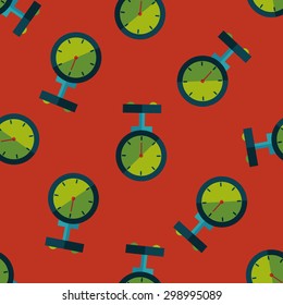 weight scale flat icon seamless pattern background