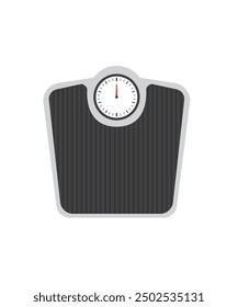 Weight scale flat icon stock illustration