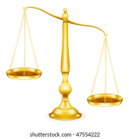 Weight Scale, gold