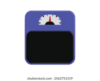 Weight Scale icon 3d render concept of balance scale fitness icon vector illustration