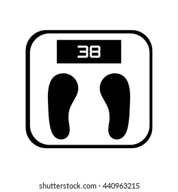 weight scale icon design