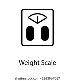 Icono de escala de peso