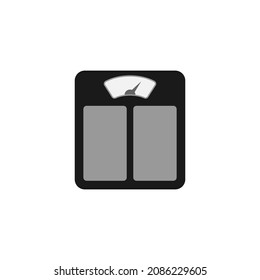 Plantilla de diseño de icono de escala de peso vector ilustración aislada
