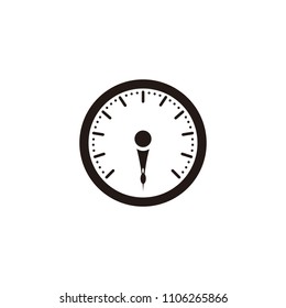 Weight scale icon isolated on white background