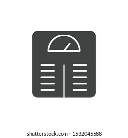 Weight scale icon isolated on white background. Scale symbol modern, simple, vector, icon for website design, mobile app, ui. Vector Illustration