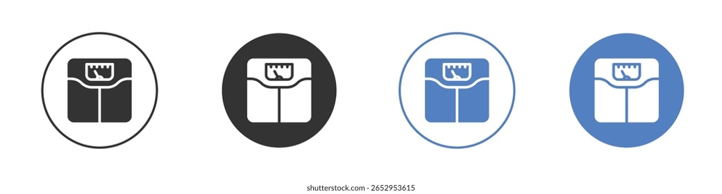 Ícone de escala de peso logotipo designs gráficos