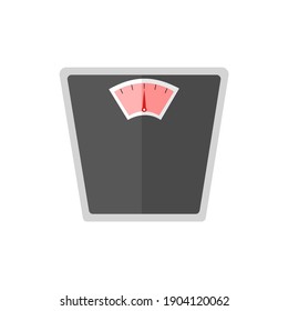 Weight scale icon on white background.