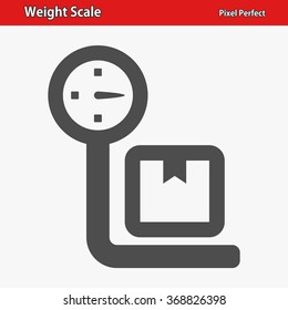 Weight Scale Icon. Professional, pixel perfect icons optimized for both large and small resolutions. EPS 8 format.