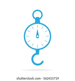 Weight scale icon, symbol vector illustration
