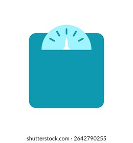 Vector de ícono de escala de peso para la salud y la forma física