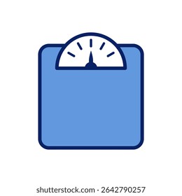 Weight Scale Icon Vector for Health and Fitness